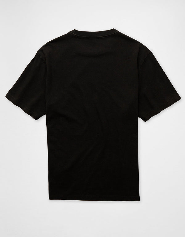 Camiseta gráfica con logotipo icónico Ae - Negro