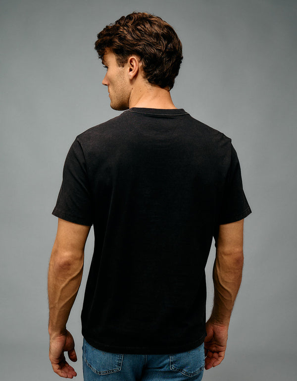 Camiseta gráfica con logotipo icónico Ae - Negro