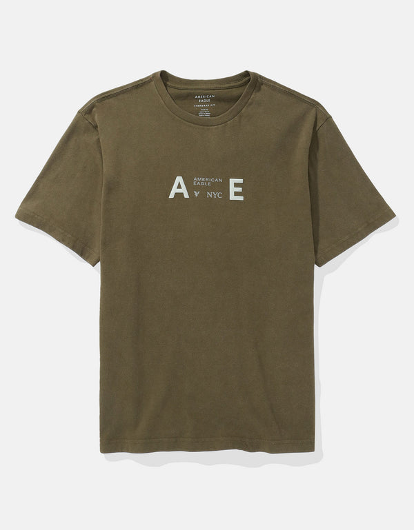 Camiseta gráfica con logotipo icónico Ae - Generico
