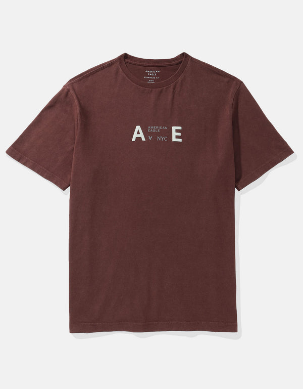 Camiseta gráfica con logotipo icónico Ae - Generico