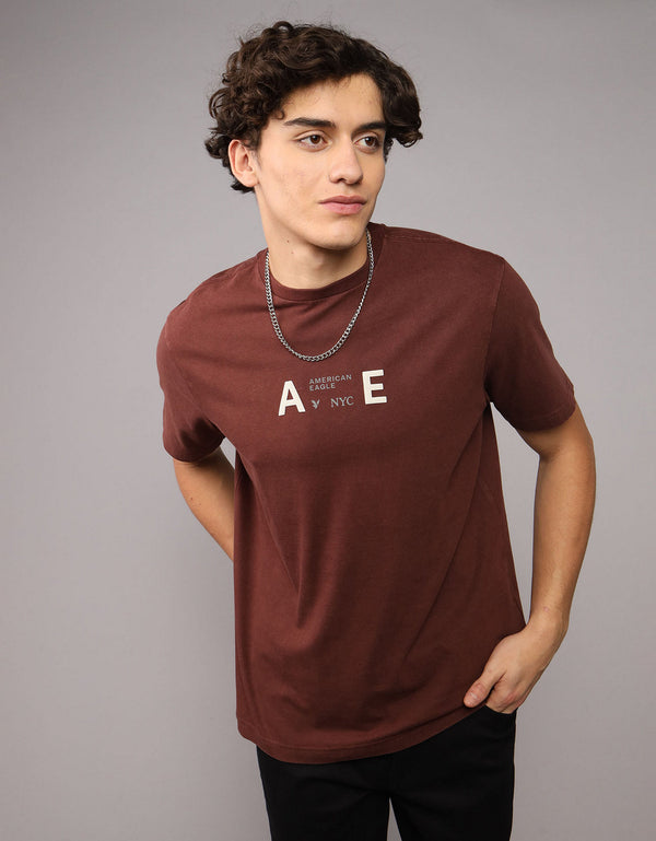Camiseta gráfica con logotipo icónico Ae - Generico