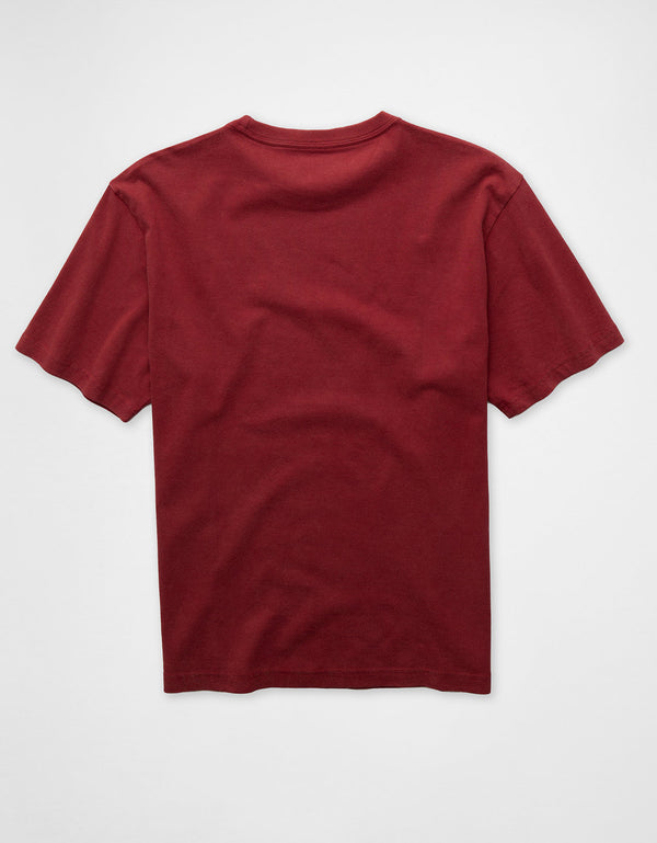 Camiseta gráfica con logotipo icónico Ae - Rojo