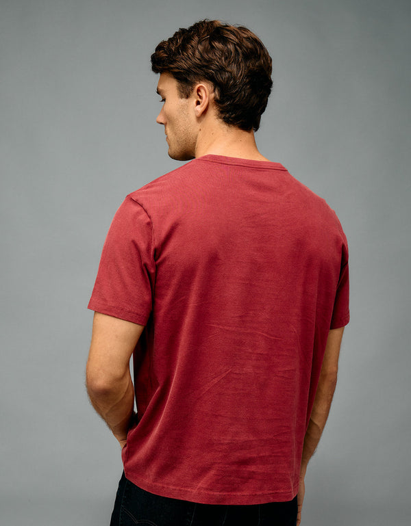 Camiseta gráfica con logotipo icónico Ae - Rojo