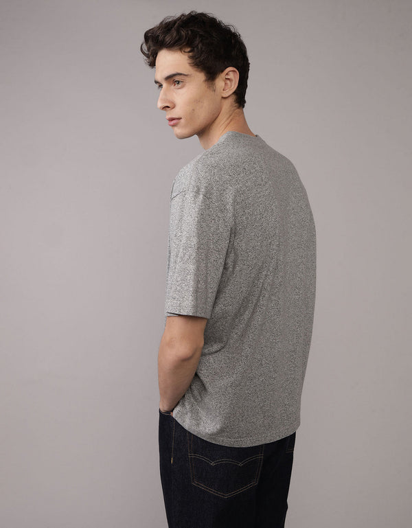 Camiseta gráfica con logotipo icónico Ae - Gris