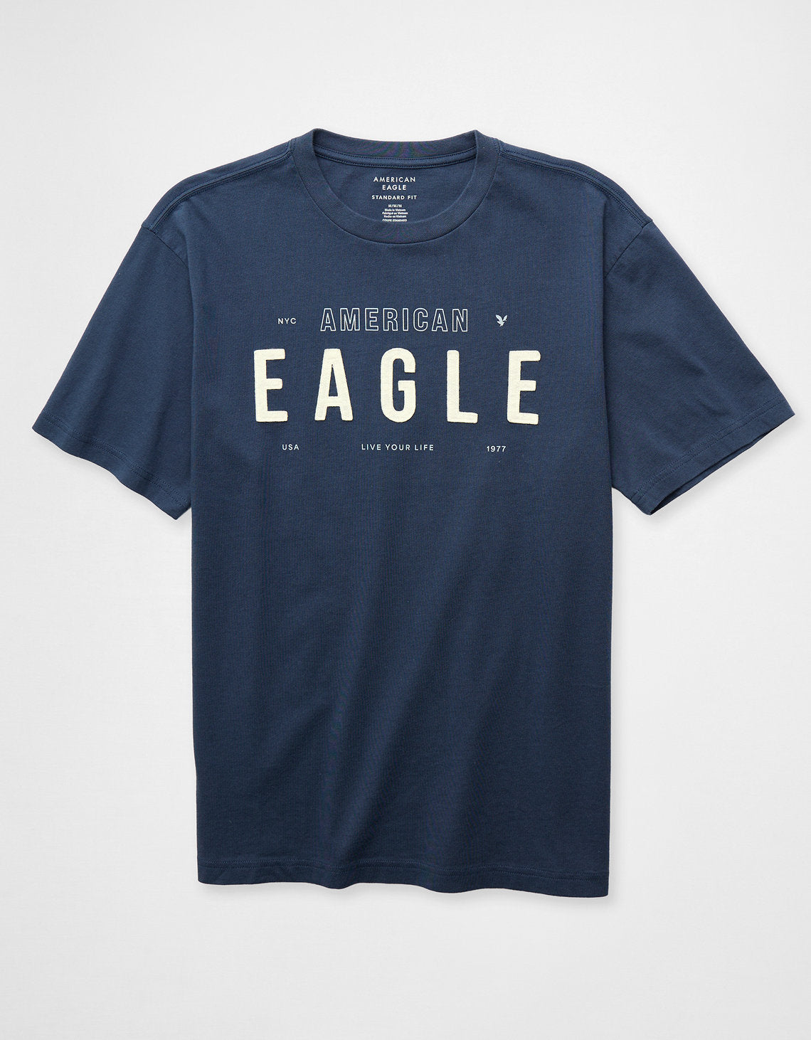 Camiseta Gráfica con Logo Ae - Naval 0181_5039_410_f