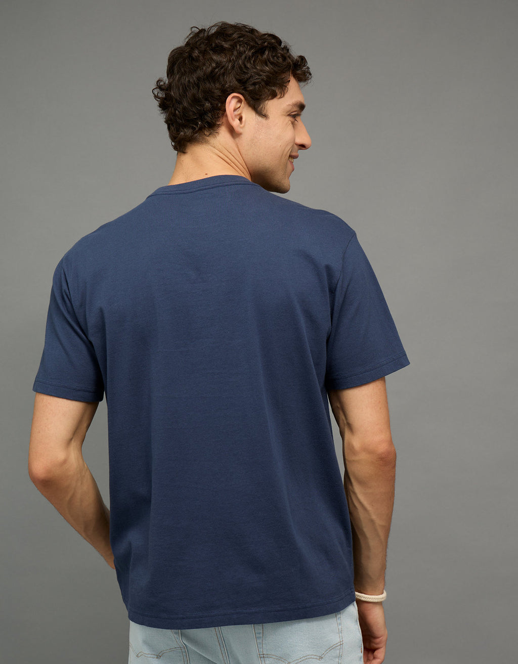 Camiseta Gráfica con Logo Ae - Naval 0181_5039_410_ob