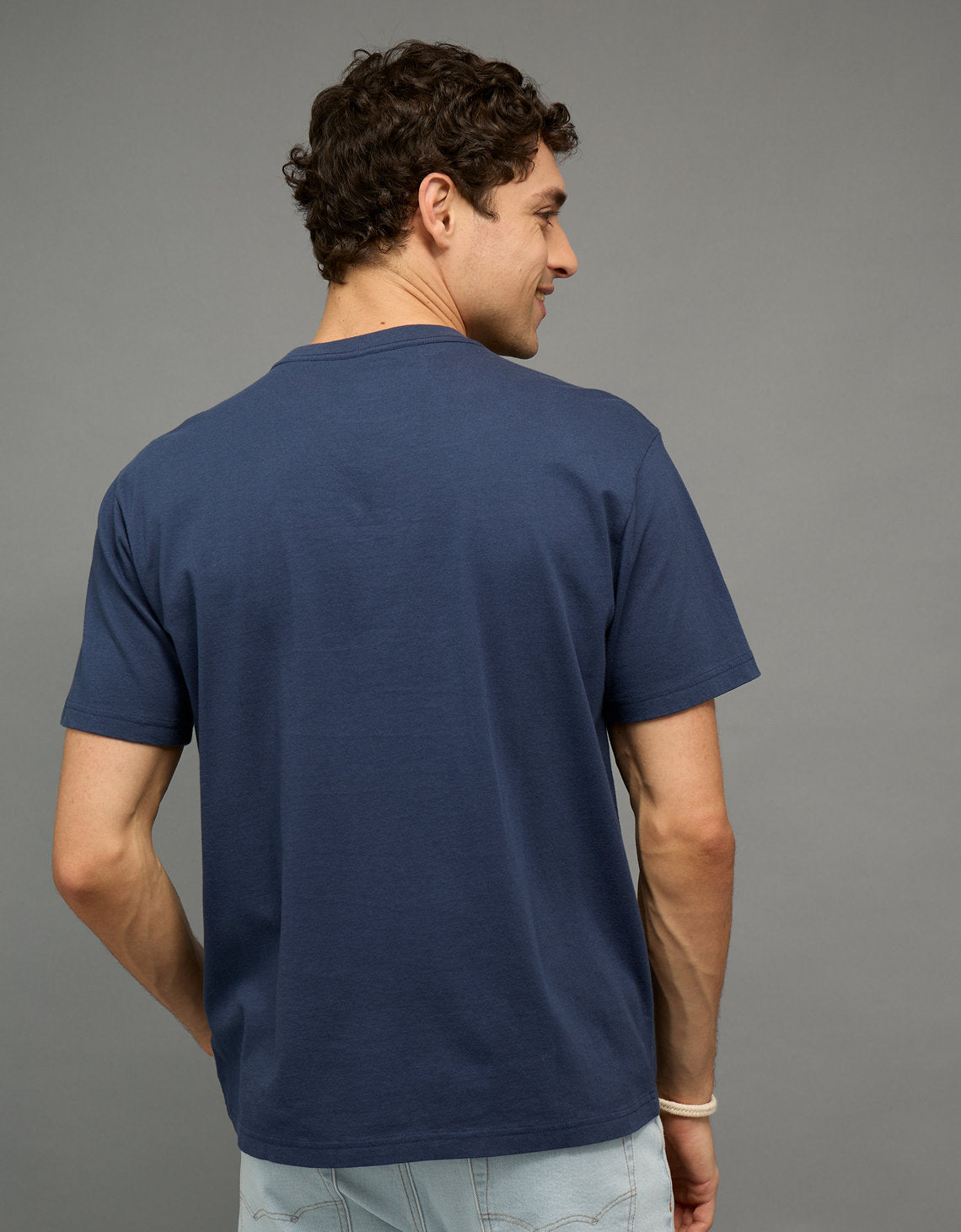 Camiseta Gráfica con Logo Ae - Naval 0181_5039_410_ob