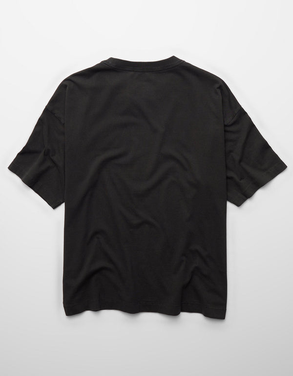 Camiseta Gráfica con Logo Ae Relaxed - Negro