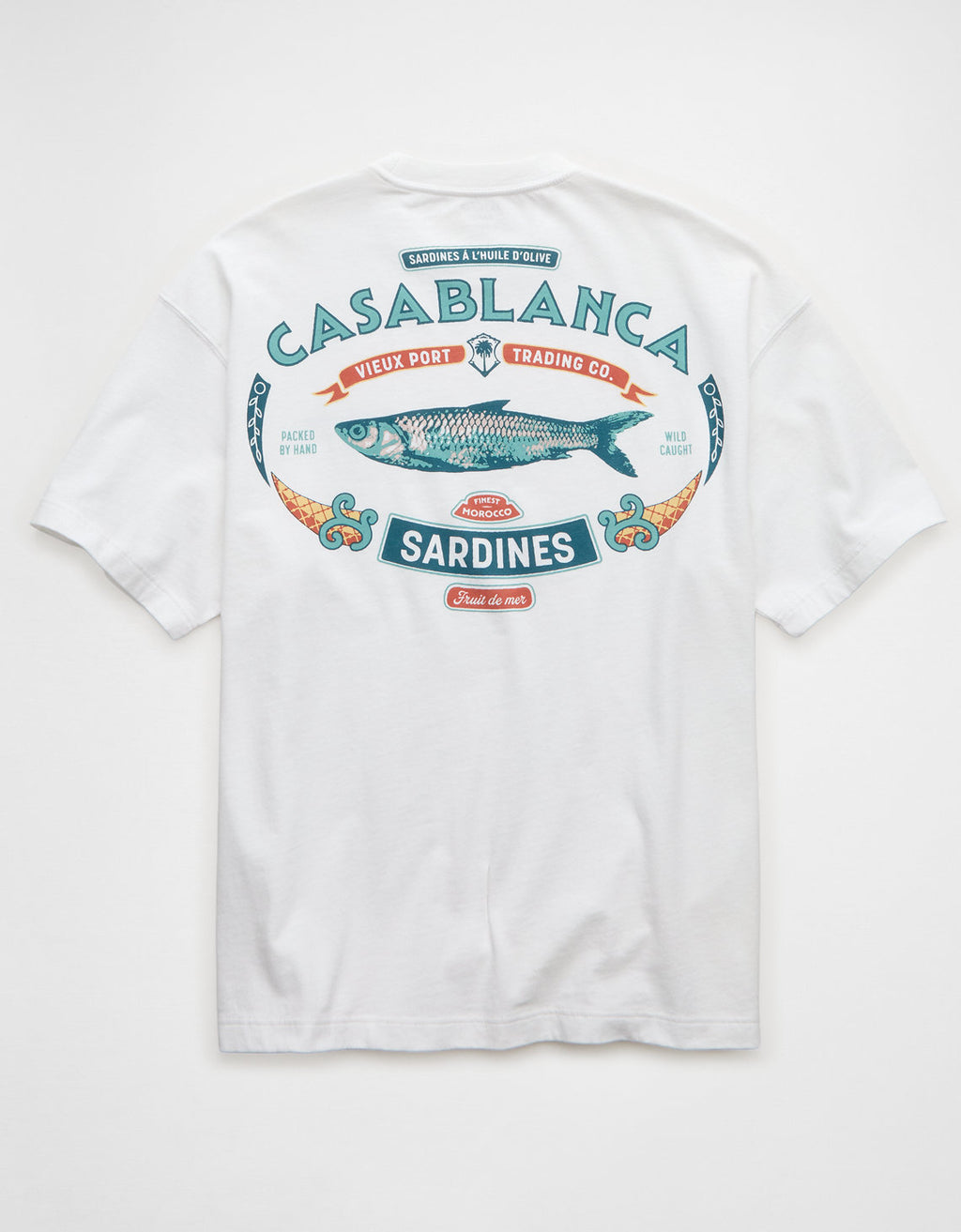 Camiseta Gráfica de Destino Boxy Ae - Blanco 0181_5688_100_b