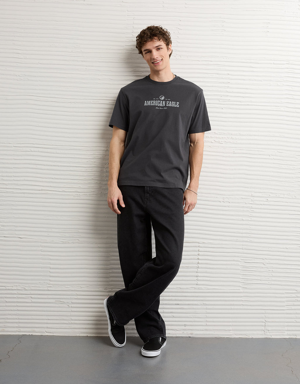 Camiseta Gráfica con Logo Ae - Generico 0181_5726_044_of