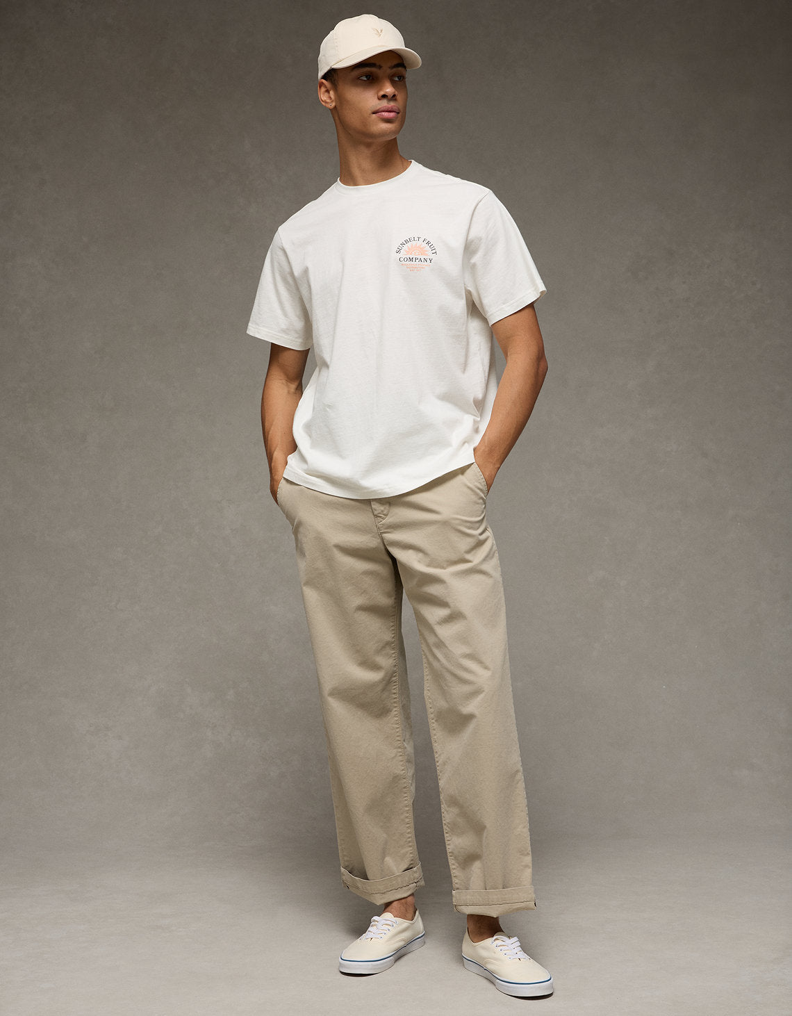 Camiseta con Gráfico Ae - Blanco 0181_5765_100_os
