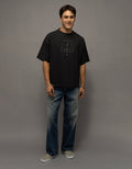 Camiseta Gráfica con Logo Ae Relaxed - Gris 0181_5847_023_of