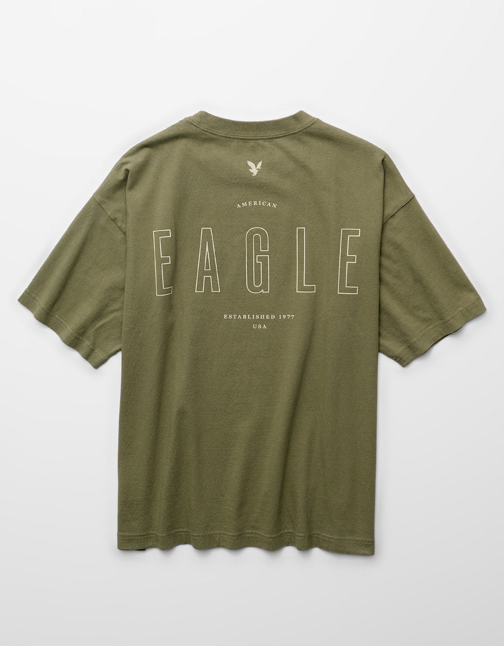 Camiseta Gráfica con Logo Ae Relaxed - Generico 0181_5847_309_b