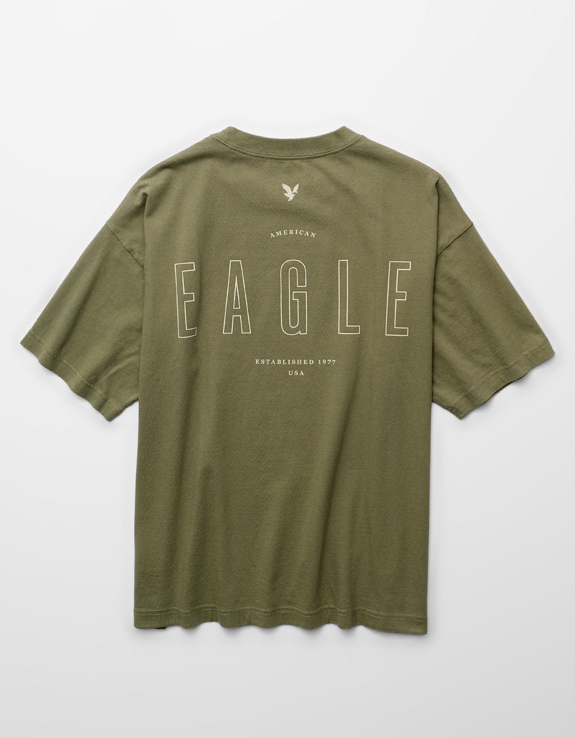 Camiseta Gráfica con Logo Ae Relaxed - Generico 0181_5847_309_b