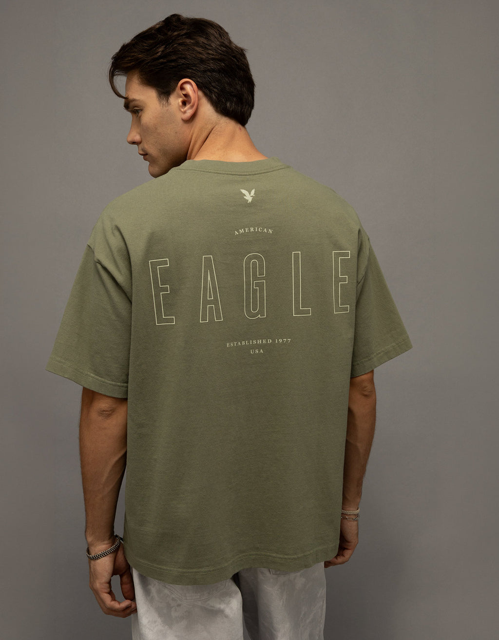 Camiseta Gráfica con Logo Ae Relaxed - Generico 0181_5847_309_ob