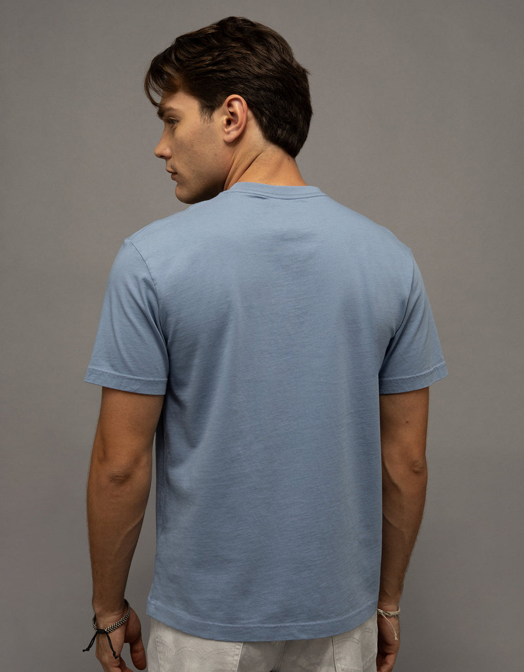 Camiseta gráfica de ajuste estándar Ae - Azul 0181_5911_400_ob