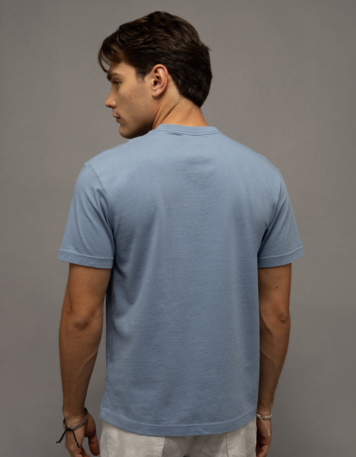 Camiseta gráfica de ajuste estándar Ae - Azul 0181_5911_400_ob
