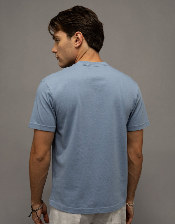 Camiseta gráfica de ajuste estándar Ae - Azul
