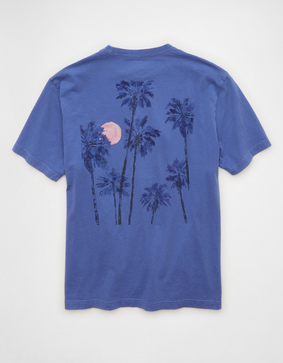 Camiseta Gráfica de Destino Ajuste Estándar Ae - Azul 0181_5912_408_b