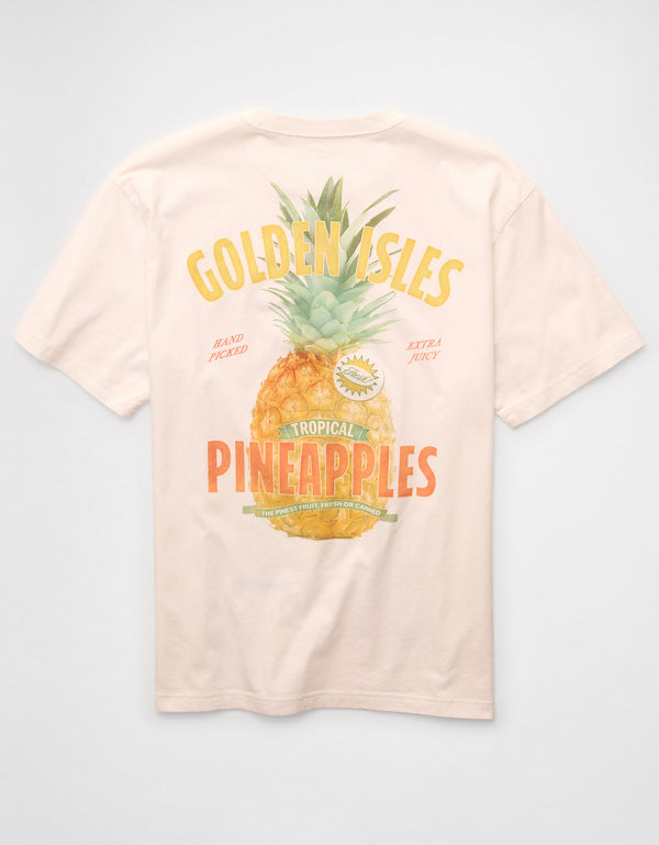 Camiseta Gráfica de Destino Ajuste Estándar Ae - Blanco