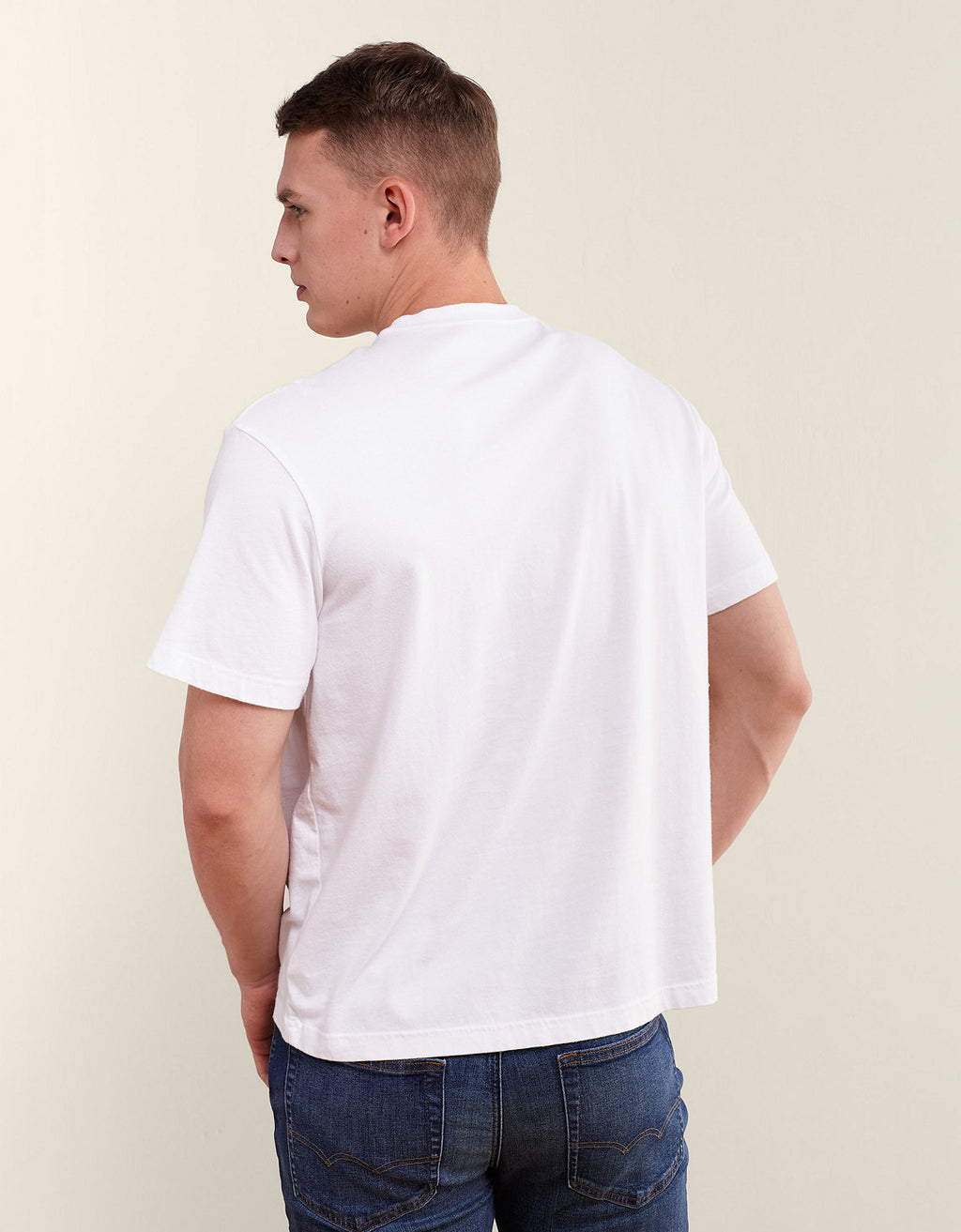 Camiseta gráfica de ajuste estándar Ae - Blanco 0181_5918_100_ob
