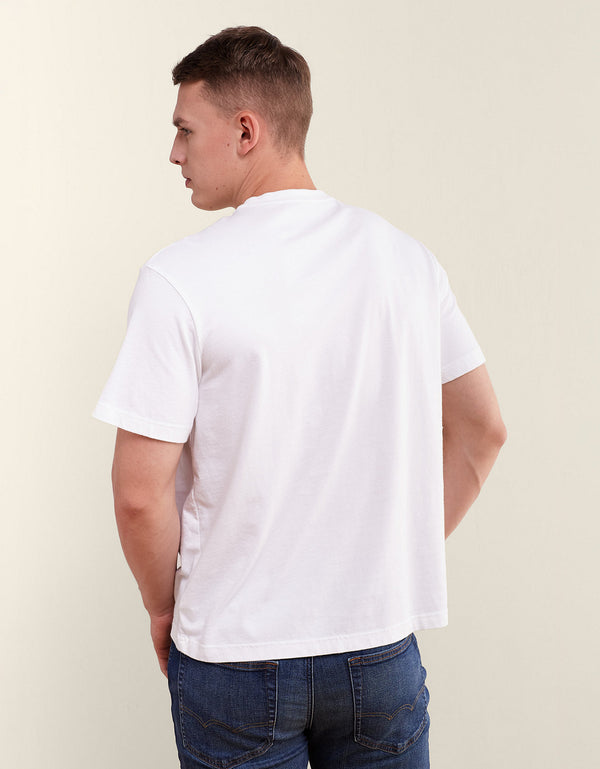 Camiseta gráfica de ajuste estándar Ae - Blanco