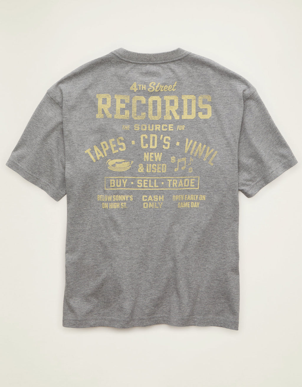 Camiseta gráfica de ajuste cuadrado de destino - Gris 0181_5943_006_b