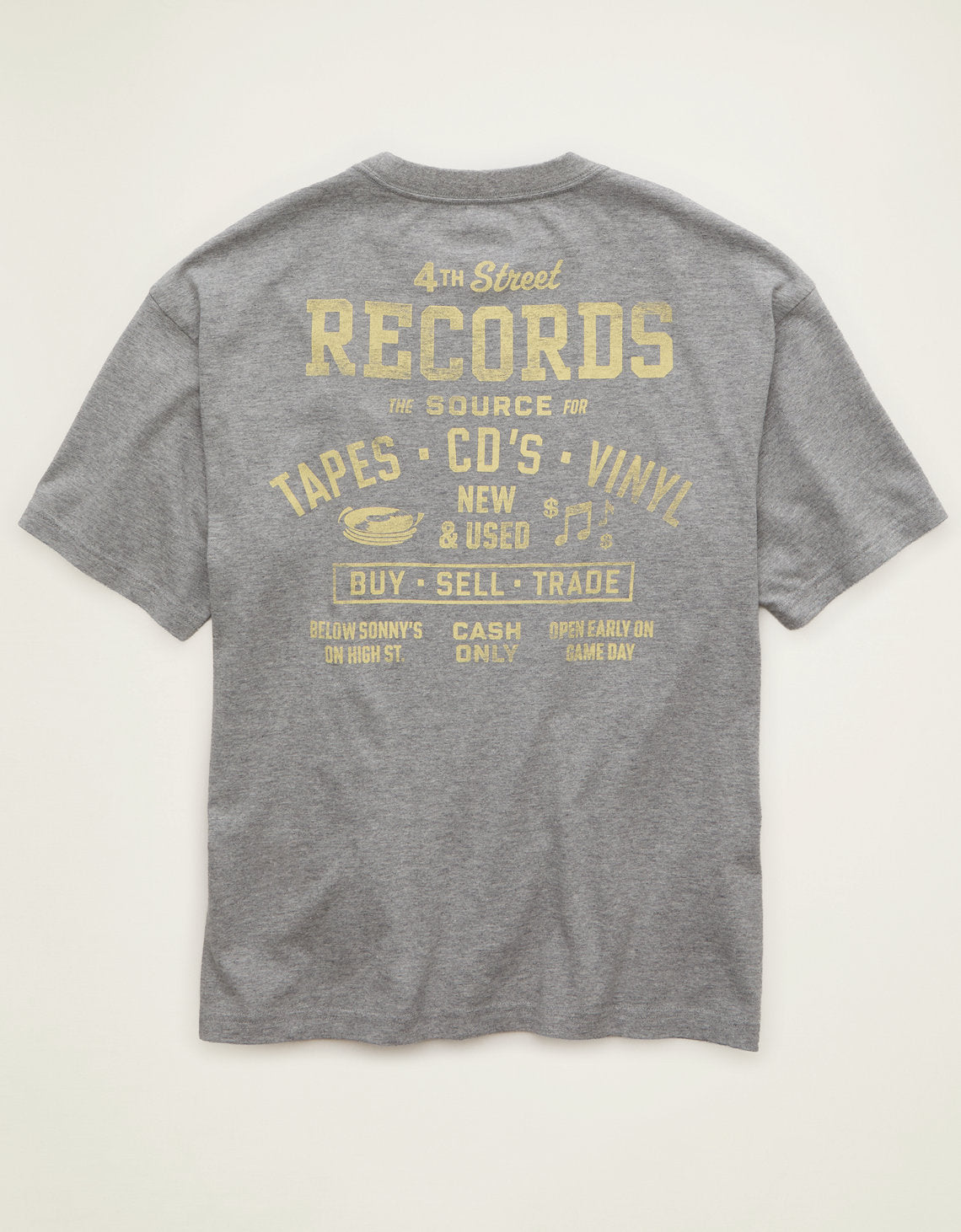 Camiseta gráfica de ajuste cuadrado de destino - Gris 0181_5943_006_b