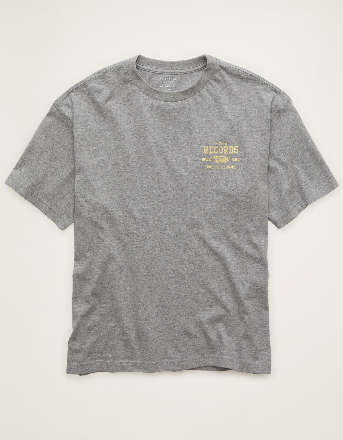 Camiseta gráfica de ajuste cuadrado de destino - Gris 0181_5943_006_f