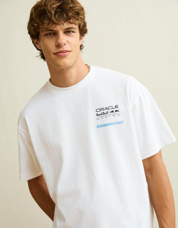 Camiseta gráfica de ajuste holgado Oracle Red Bull Racing x ae - Blanco