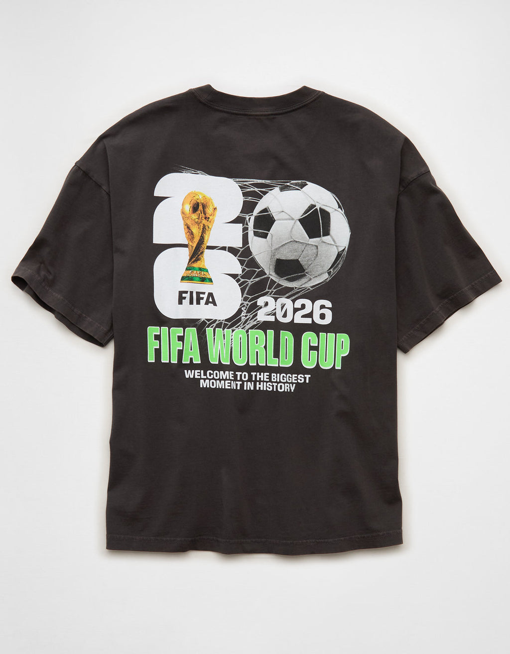Ae x Fifa Copa Mundial 2026 Camiseta Gráfica Boxy - Negro 0185_6214_167_b