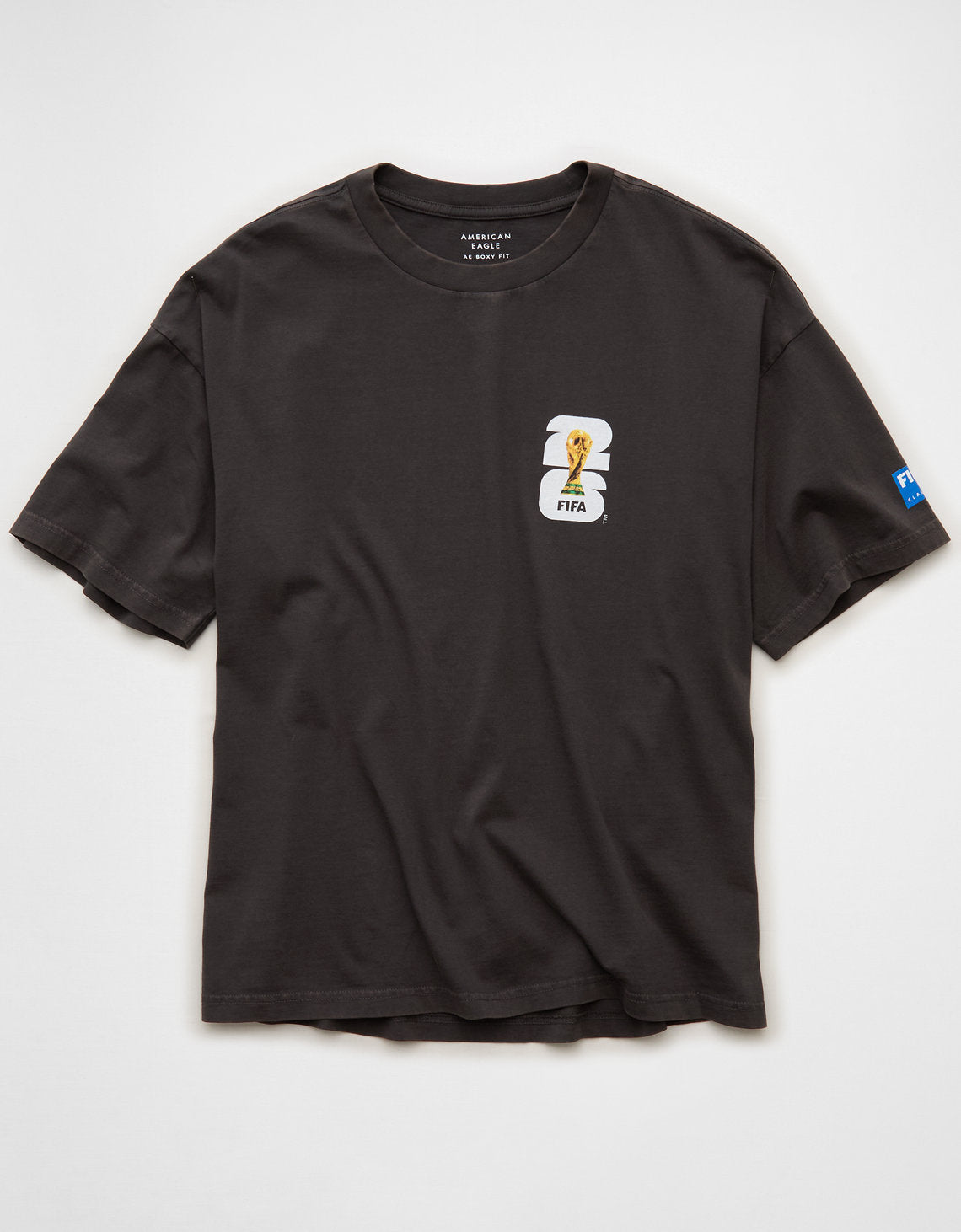 Ae x Fifa Copa Mundial 2026 Camiseta Gráfica Boxy - Negro 0185_6214_167_f