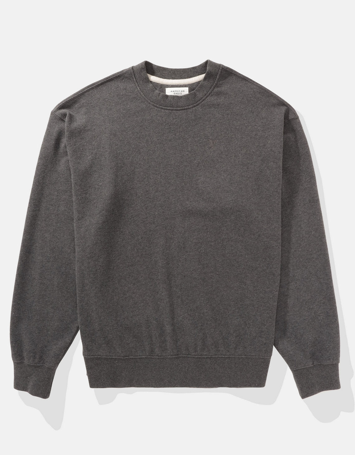 Buzo AE cuello redondo manga larga de hombre - Gris 0191_2084_020_f
