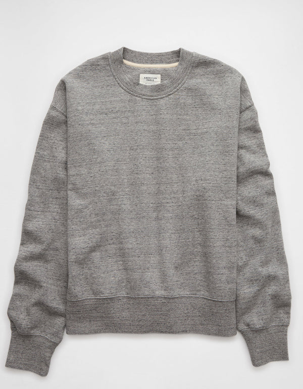 Suéter Cuello Redondo Manga Larga Hombre AE - Gris