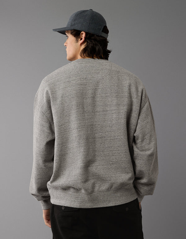 Suéter Cuello Redondo Manga Larga Hombre AE - Gris