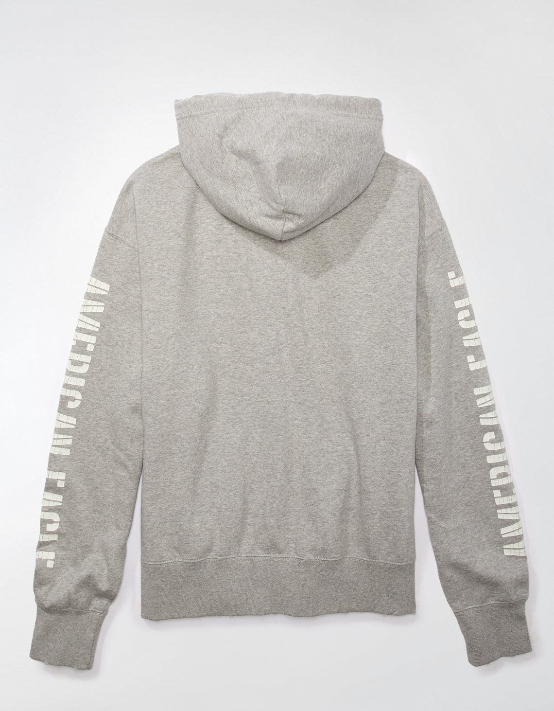 Buzo con capucha Ae Ultra Soft con estampado tipográfico - Gris 0193_2217_069_b