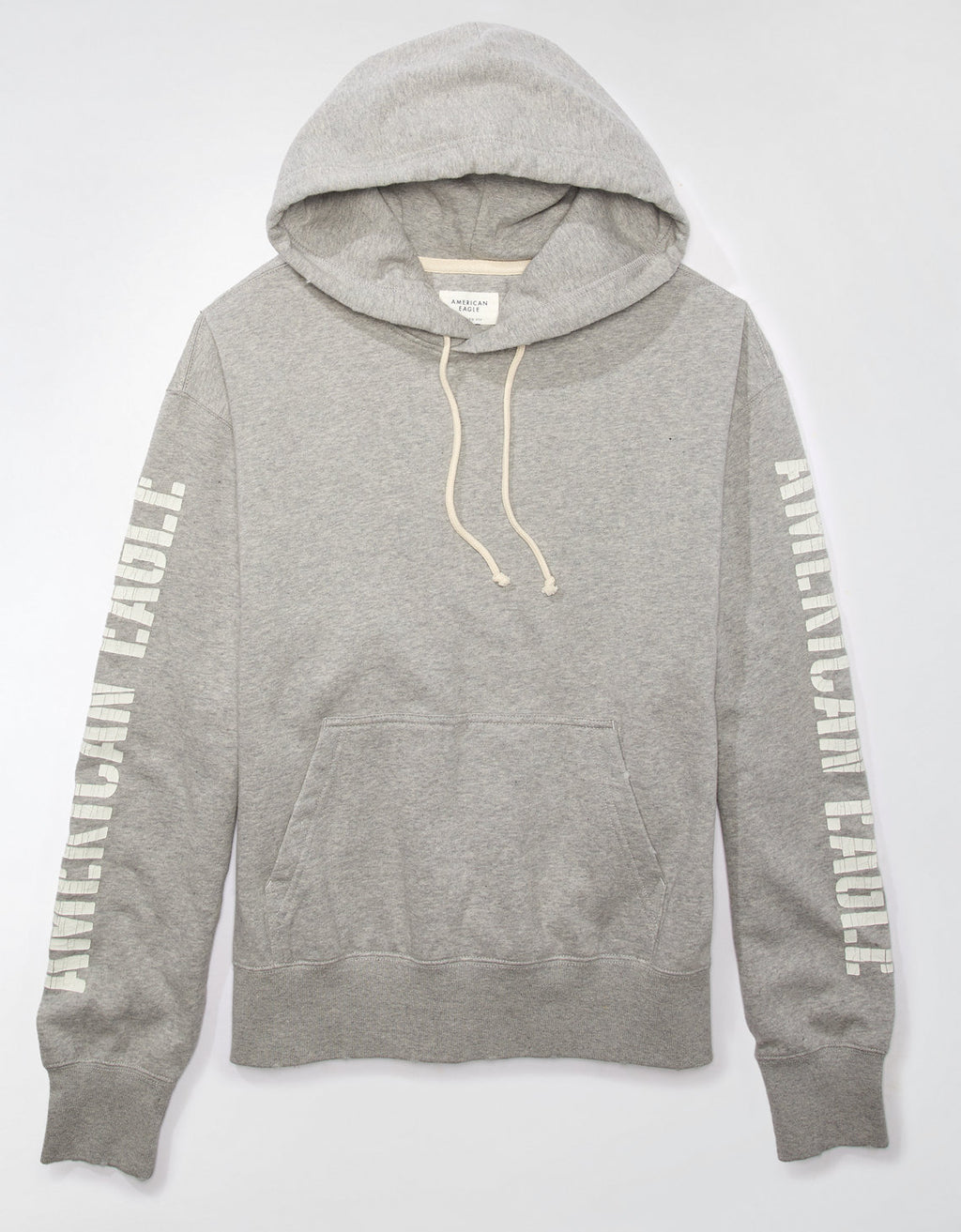 Buzo con capucha Ae Ultra Soft con estampado tipográfico - Gris 0193_2217_069_f