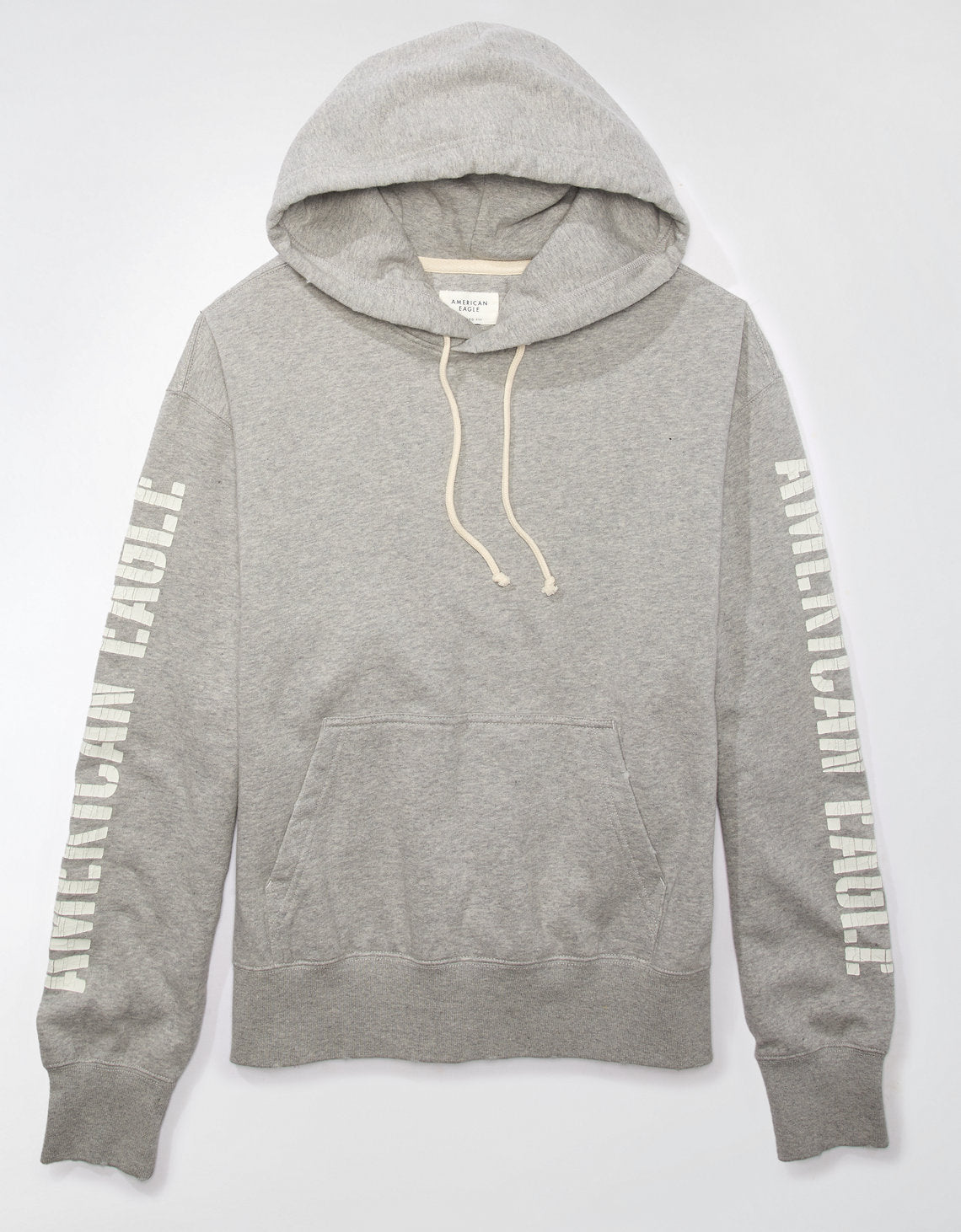 Buzo con capucha Ae Ultra Soft con estampado tipográfico - Gris 0193_2217_069_f