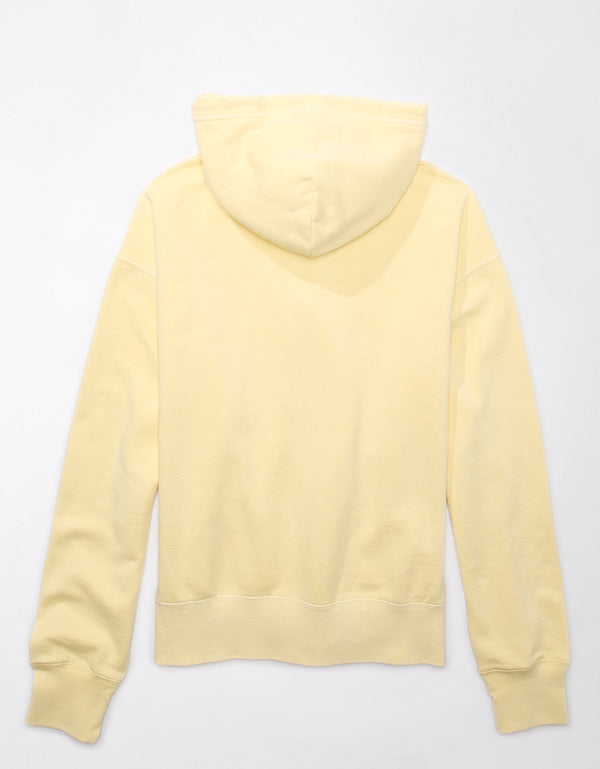 Buzo con capucha Ae Ultra Soft con estampado tipográfico - Amarillo