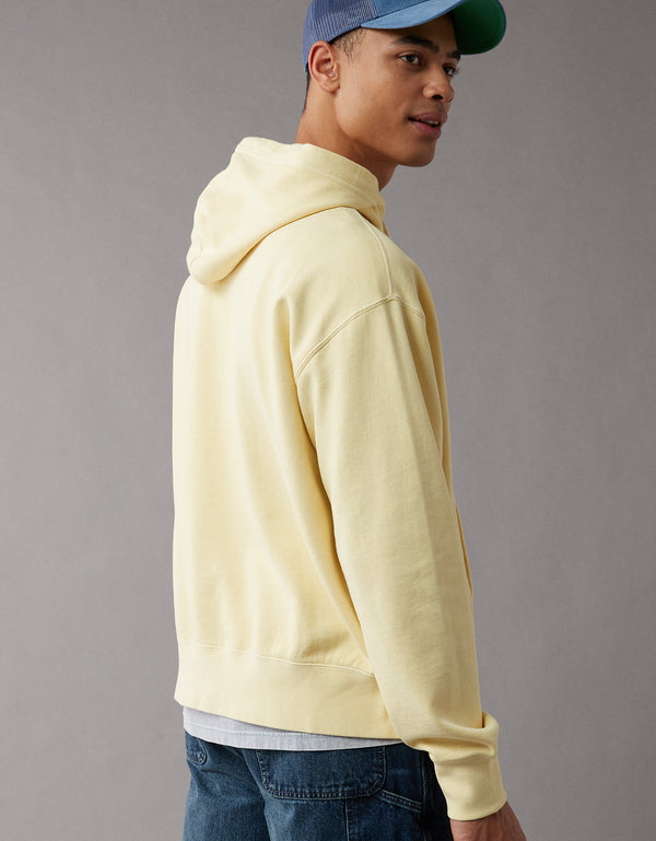 Buzo con capucha Ae Ultra Soft con estampado tipográfico - Amarillo