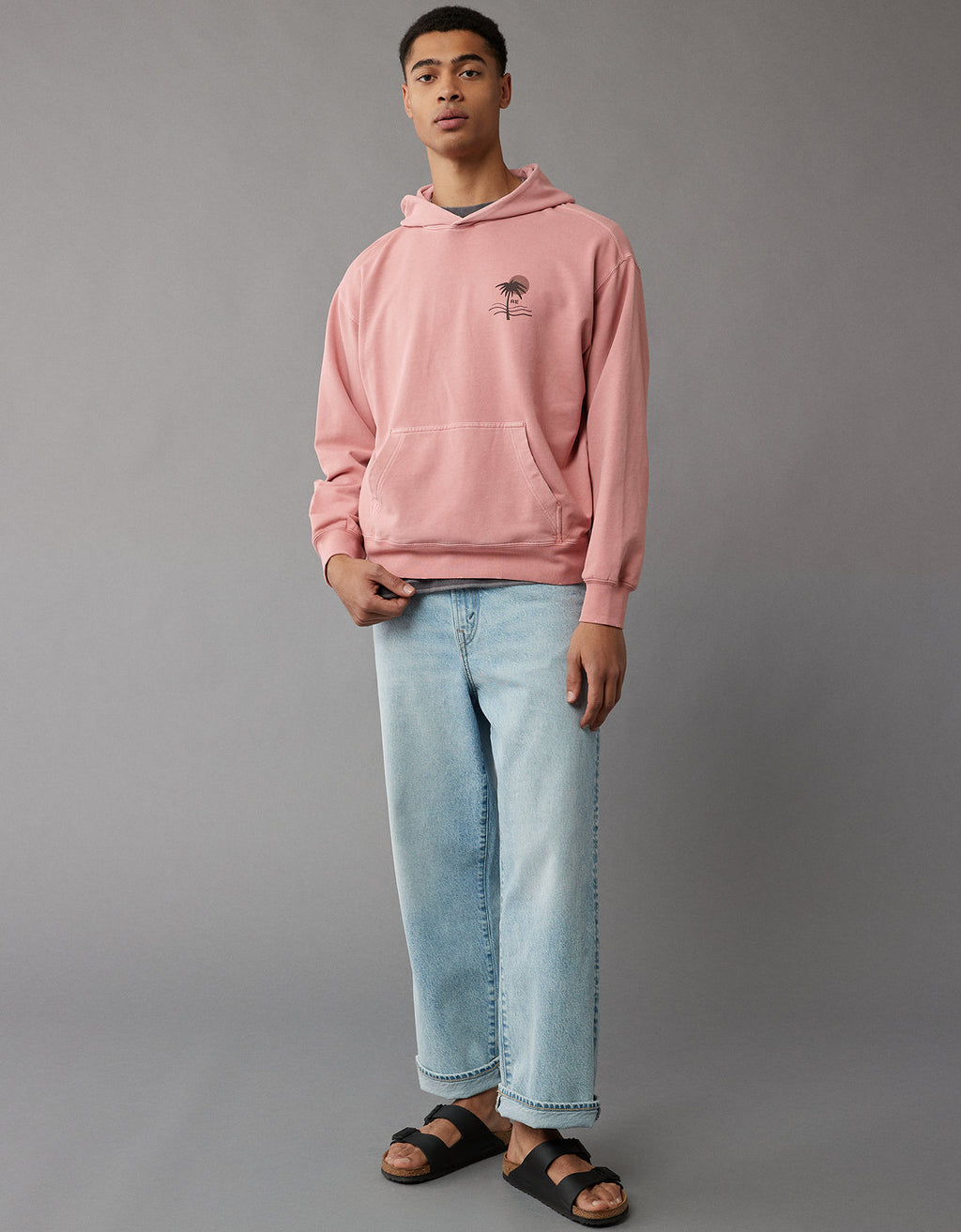 Buzo con capucha Ae Ultra Soft con estampado - Rosa 0193_2270_654_of