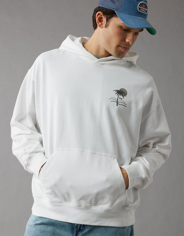 Buzo con capucha Ae Ultra Soft con estampado - Blanco