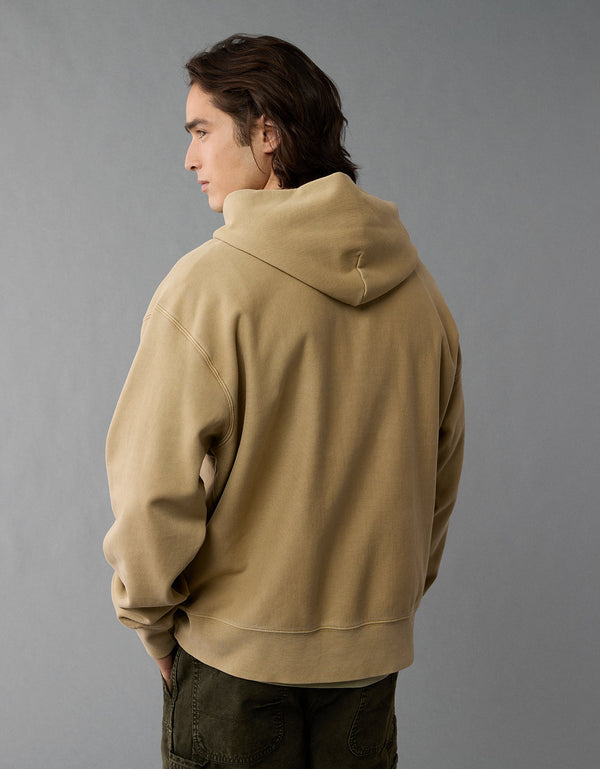 Buzo con capucha de hombre AE - Caqui