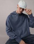 Buzo con capucha manga larga Hombre AE - Azul 0193_2508_410_of