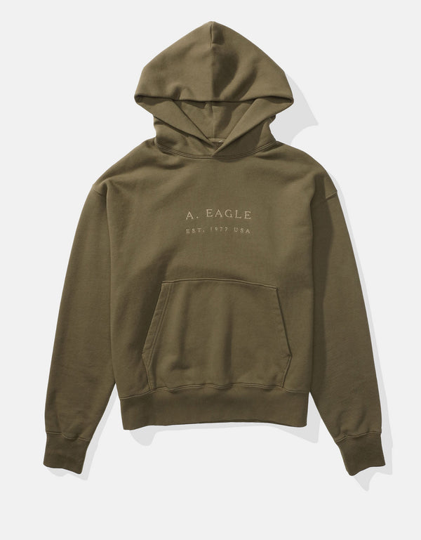 Sudadera con capucha de lujo relajado y pesado Ae - Generico