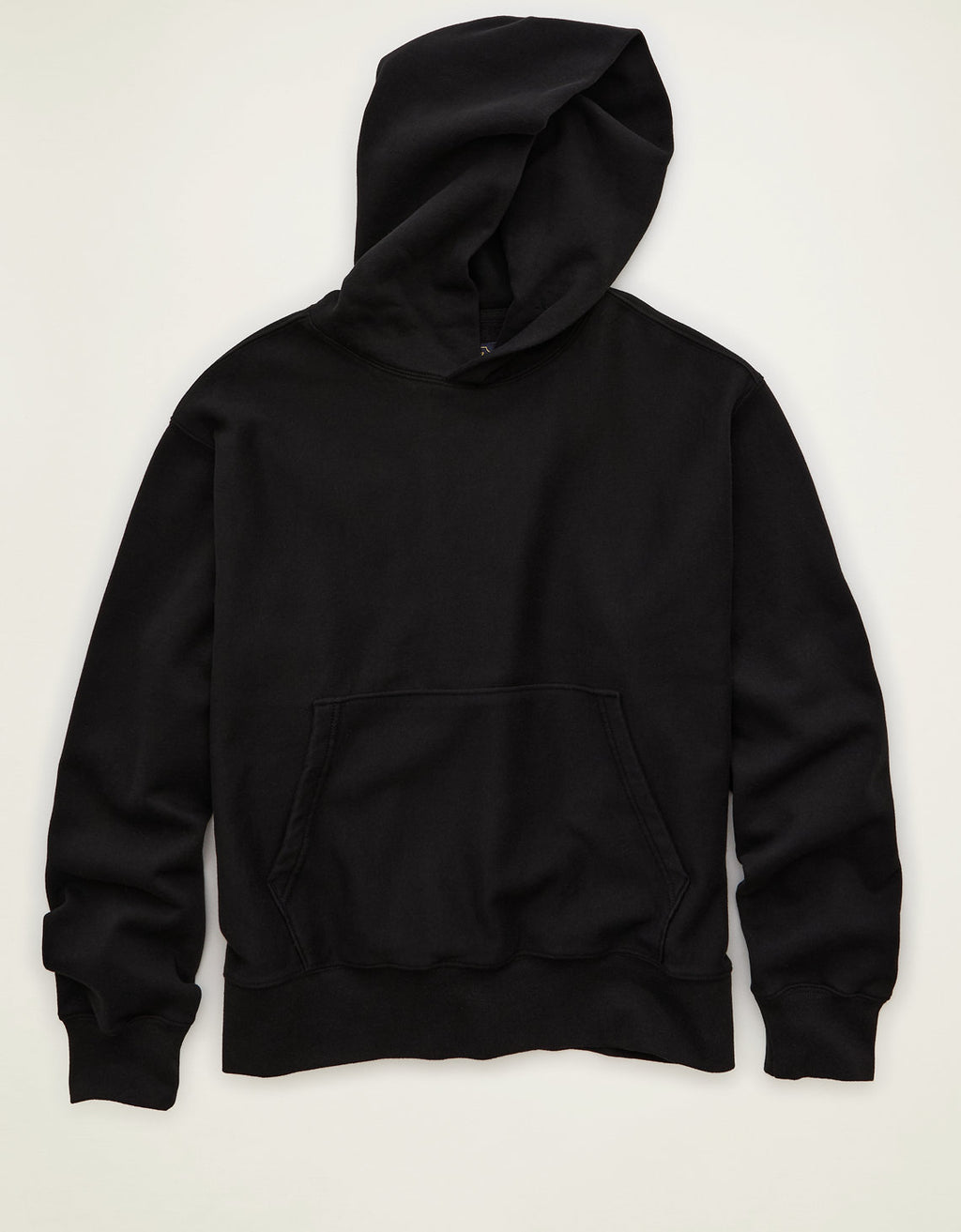 Sudadera con capucha de lujo relajado y pesado Ae - Negro 0193_2901_001_f