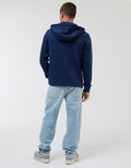 Buzo AE con capucha manga larga con estampados para hombre - Azul 0195_2284_405_os