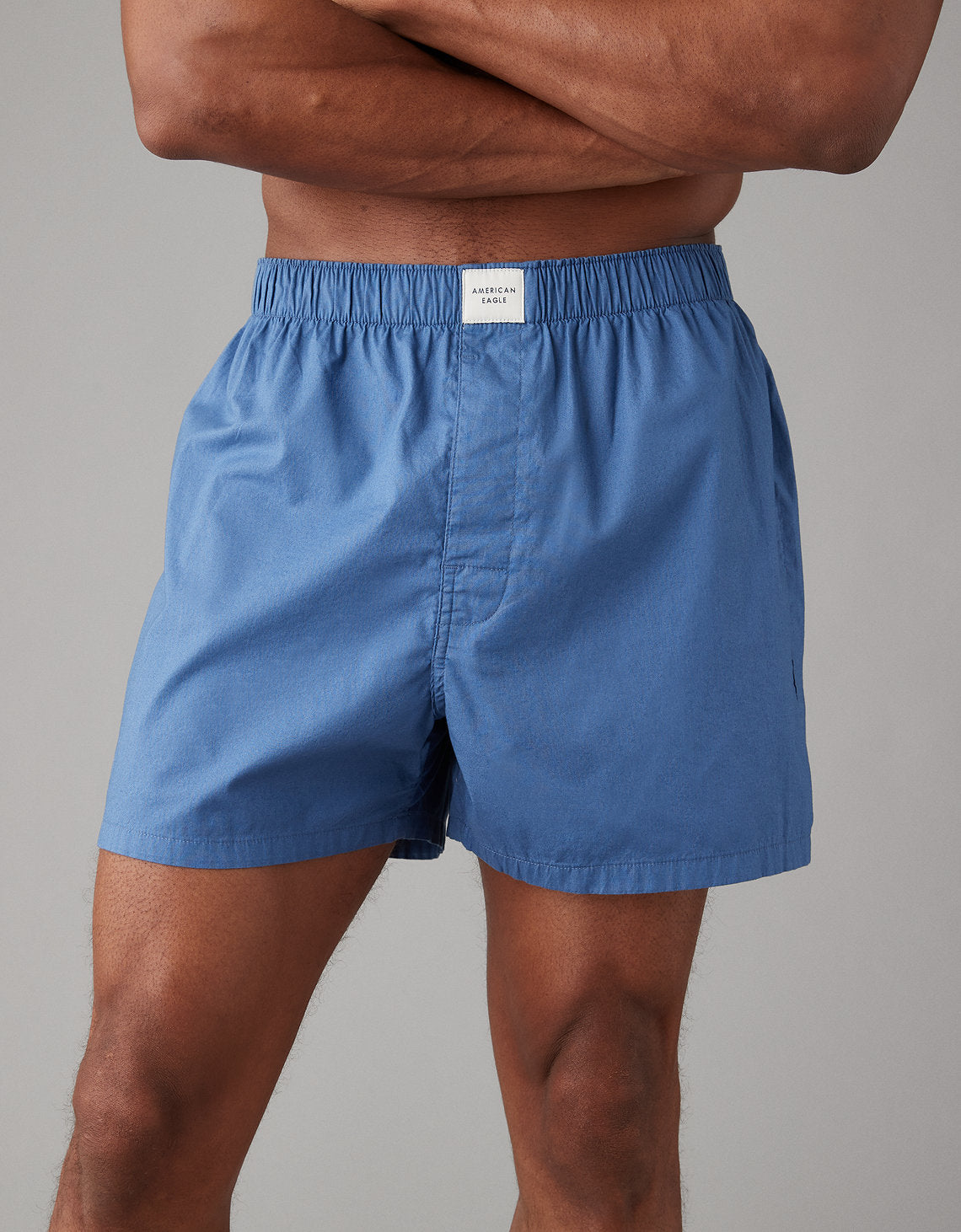 Bóxer corto elástico para hombre de Aeo - Azul 0220_3819_532_of
