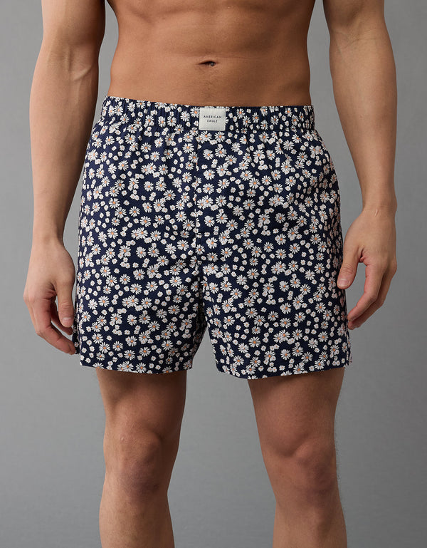 Bóxers Aeo estampado con stretch - Azul