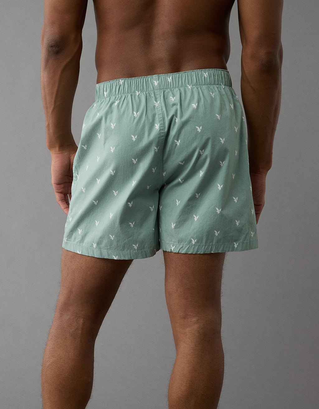 Bóxer con estampado Hombre AE - Verde 0220_4800_333_ob